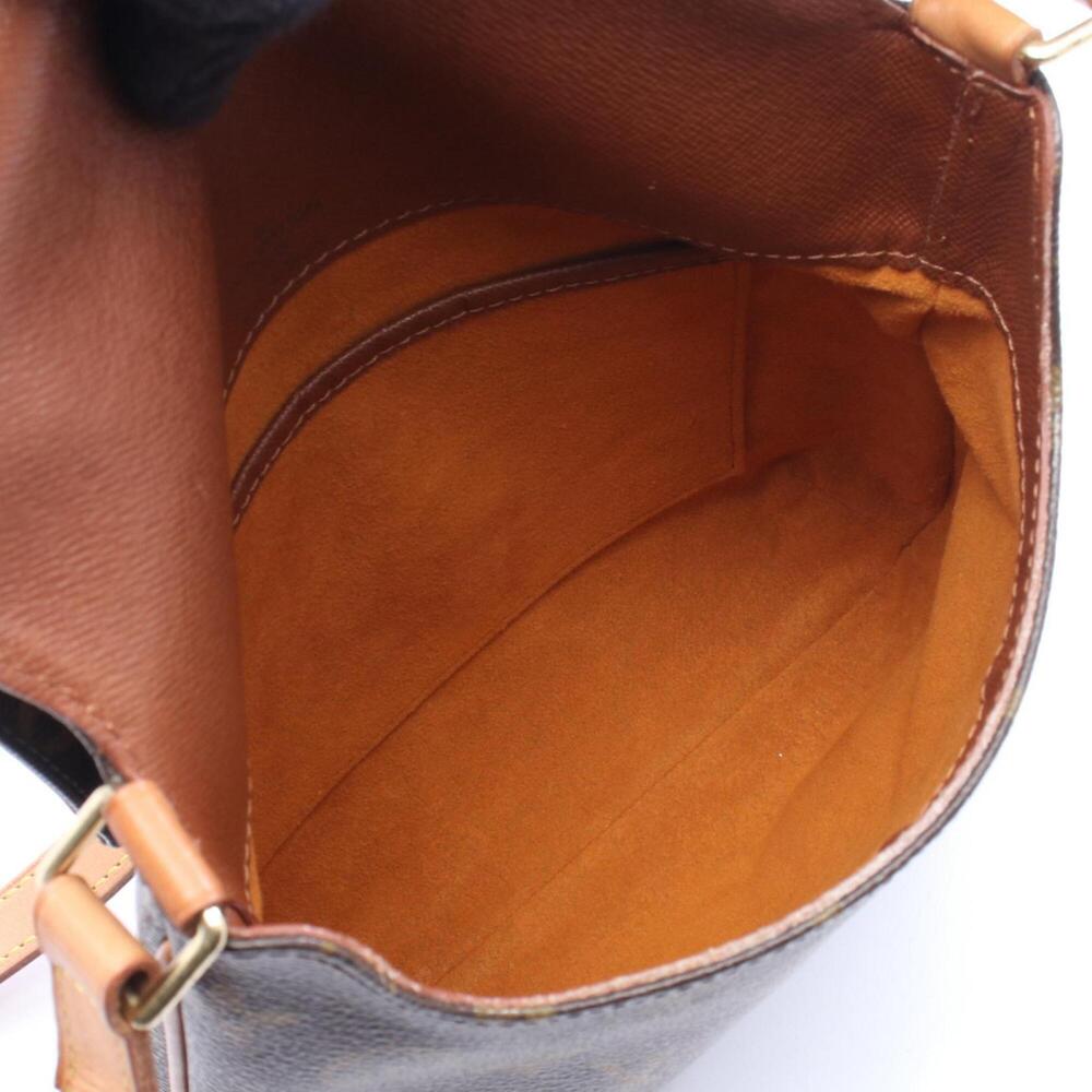 LOUIS VUITTON Authentic Brown Monogram Leather Shoulder Bag - Picture 3 of 9